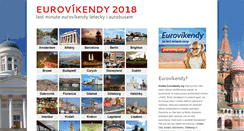 Desktop Screenshot of brusel.eurovikendy.org