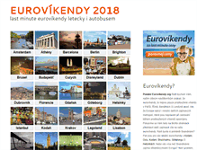 Tablet Screenshot of brusel.eurovikendy.org