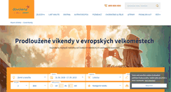Desktop Screenshot of eurovikendy.cz
